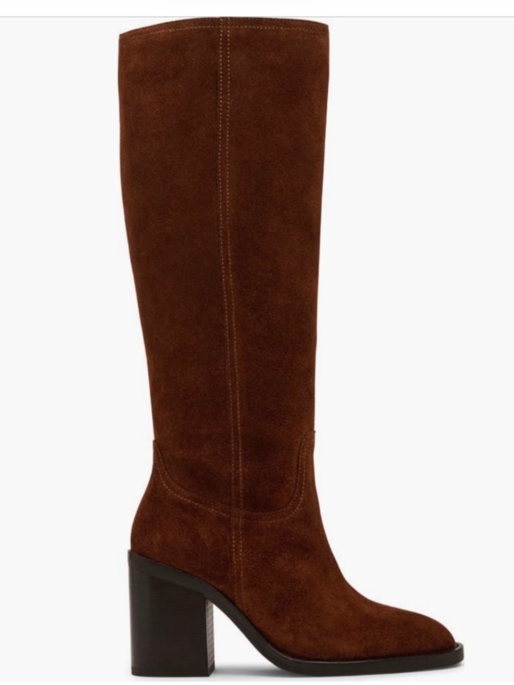 Blondo Penly Suede Waterproof Knee High Boot Chocolate SZ 9